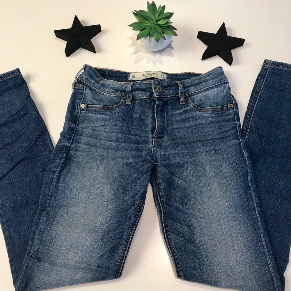 Abercrombie Mid-Rise Skinny Jeans